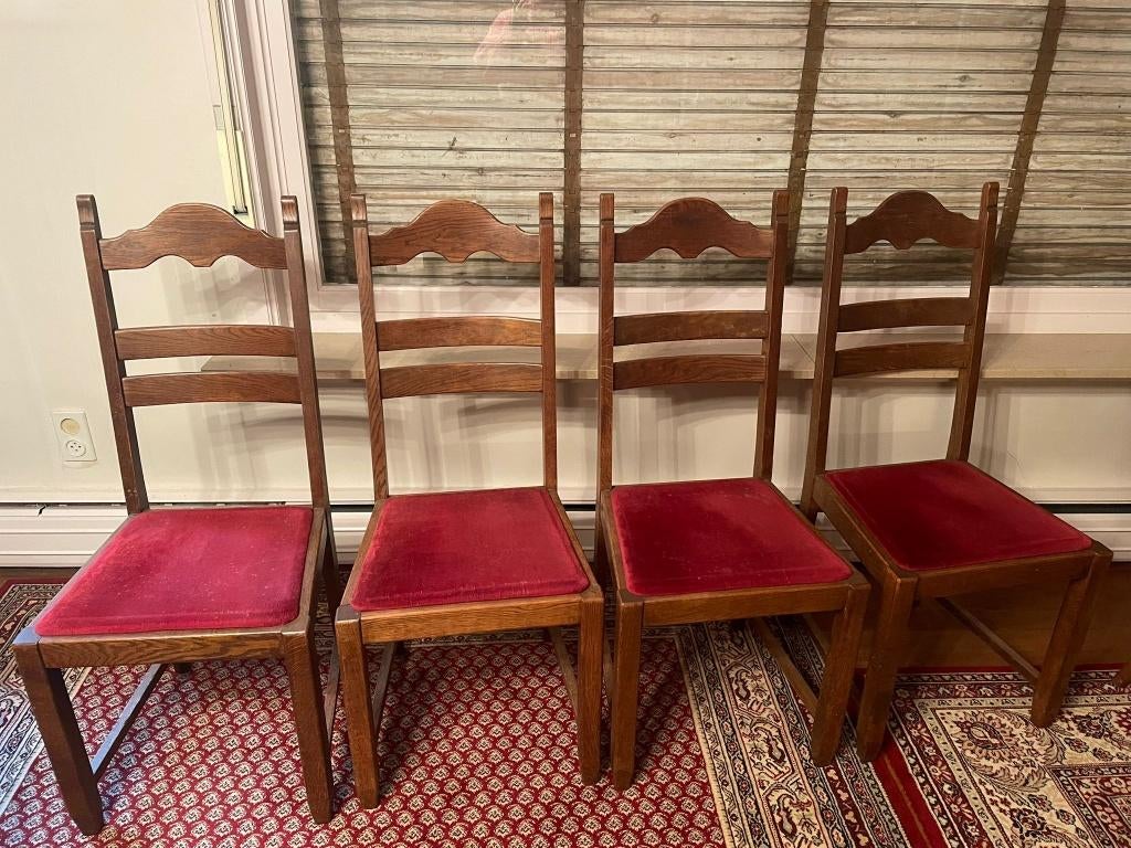 Stoelen, Huis en Inrichting, Stoelen, Ophalen, Gebruikt, Stof, Vier
