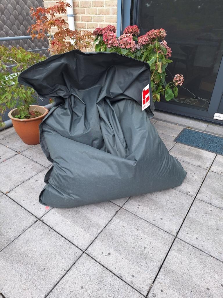 zitzak / beanbag, Enlèvement, Utilisé, Gris, Pouf