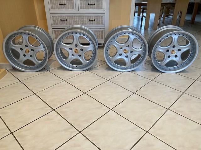Porsche velgen type Gemballa Lemans - 18", Auto-onderdelen, Banden en Velgen, Velg(en), Ophalen of Verzenden
