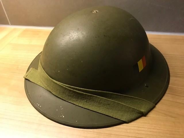 Casque ABL Brodie, Collections, Enlèvement ou Envoi, Armée de terre, Casque ou Béret