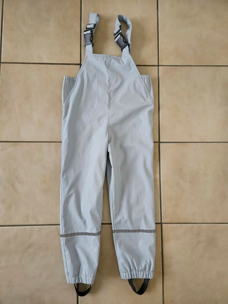 Pantalon de pluie à bretelles, 110-116, Enlèvement, Utilisé, Garçon ou Fille, Pantalon