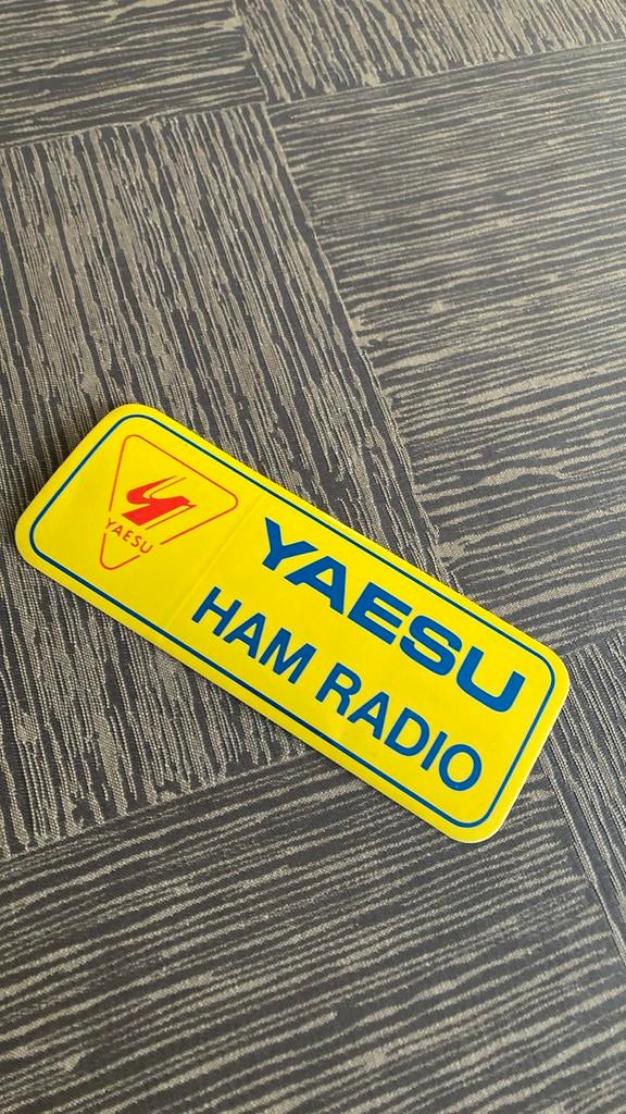 YAESU Sticker, Ophalen of Verzenden, Nieuw