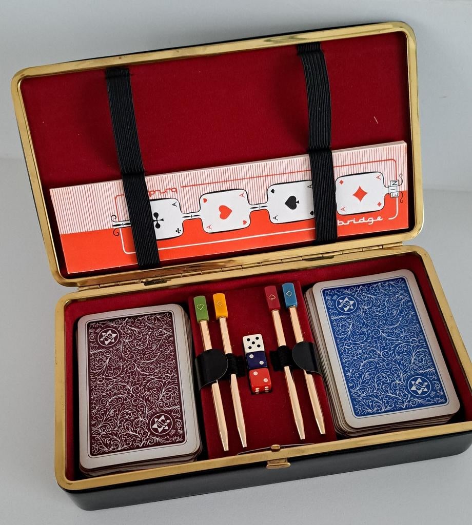 Vintage Bridge complete set nieuw, Ophalen, Zo goed als nieuw