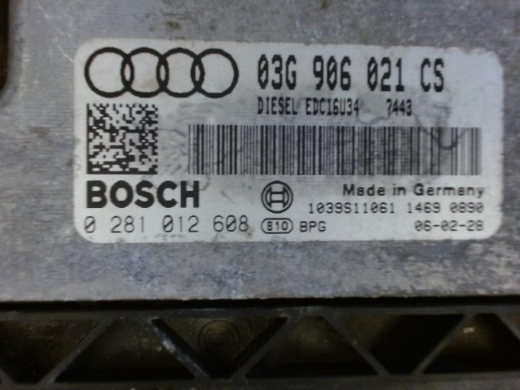 Boitier moteur Audi A3 1.9TDi 77kw 0281012608, (734), Enlèvement, Utilisé, Audi
