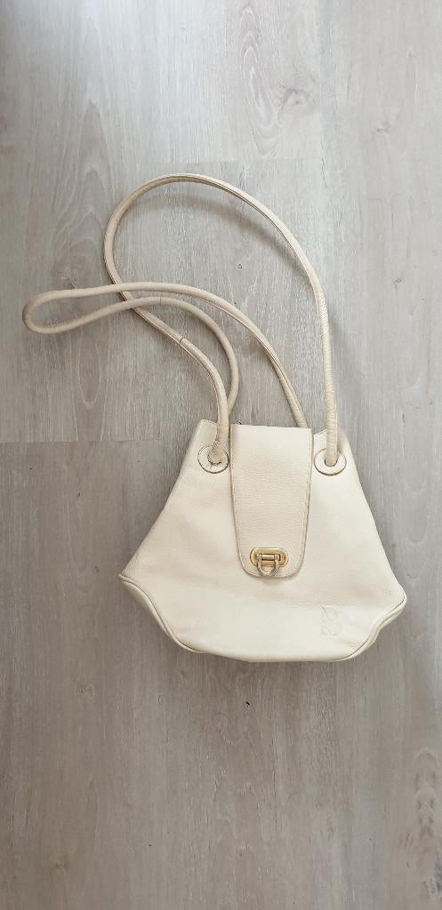 Handtas ecru, Enlèvement ou Envoi, Comme neuf, Autres couleurs, Sac à main