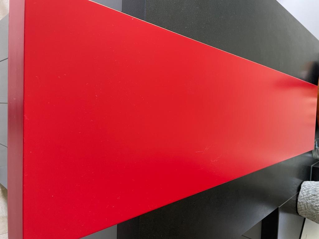 Wandplank/boekenplank, Rood, Ikea., Enlèvement ou Envoi, Comme neuf