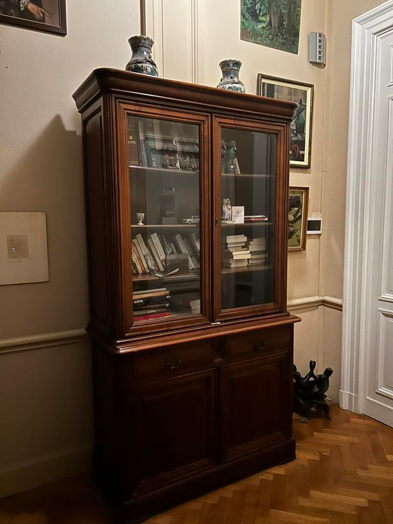 Meuble bibliothèque ou vaisselier, Maison & Meubles, 100 à 150 cm, Enlèvement, Utilisé, 200 cm ou plus