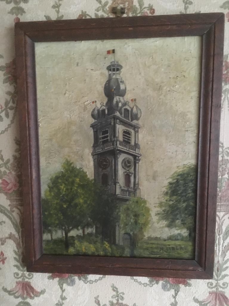 Tableau du Beffroi de Mons, Antiek en Kunst, Ophalen of Verzenden