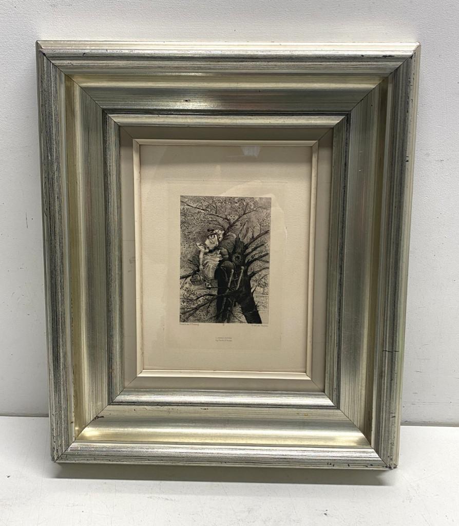 Gravure - Francois Flameng 1886 voor werken van Victor Hugo, Ophalen