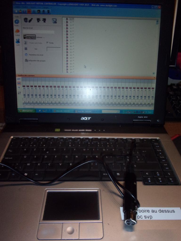 daslight interface avec pc, Muziek en Instrumenten, Ophalen, Gebruikt, Licht