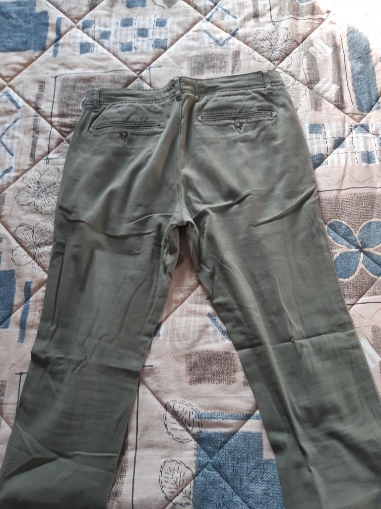 herenbroek, Kleding | Heren, Broeken en Pantalons, Jack&Jones, Gedragen, Groen, Verzenden