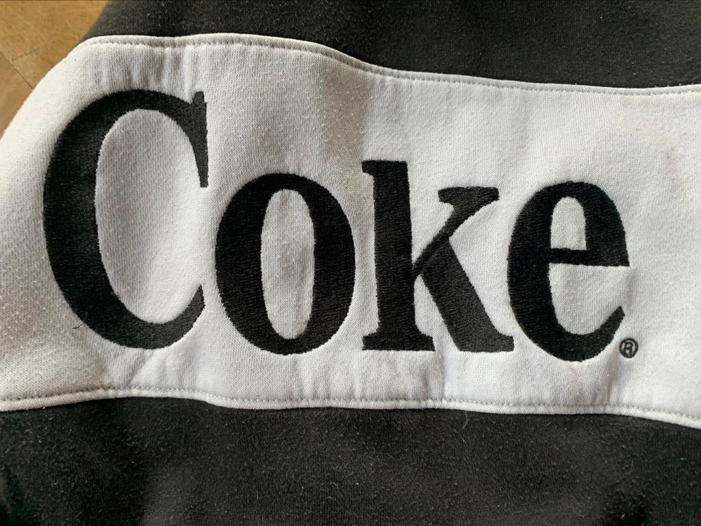 Zwarte Coca Cola sweater maat S voor tieners, Zwart