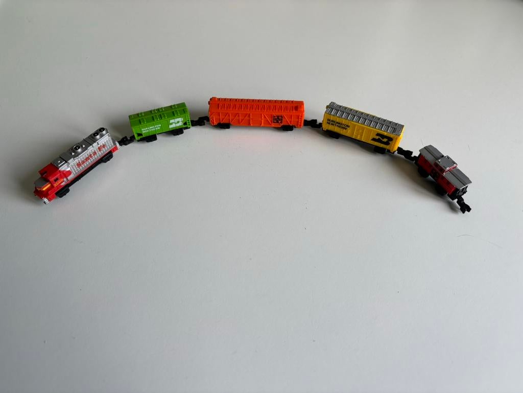 Micro Machines trein Santa Fe, Ophalen of Verzenden, Zo goed als nieuw
