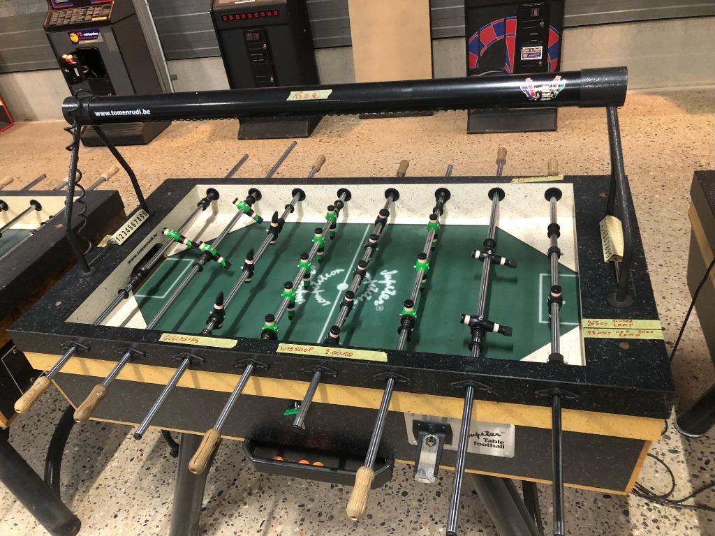 tafelvoetbal / voetbaltafel / kicker Jupiter Goldstar, Ophalen of Verzenden, Gebruikt