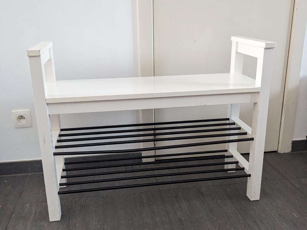 Hemnes Ikea schoenenrek bank, Ophalen, Gebruikt