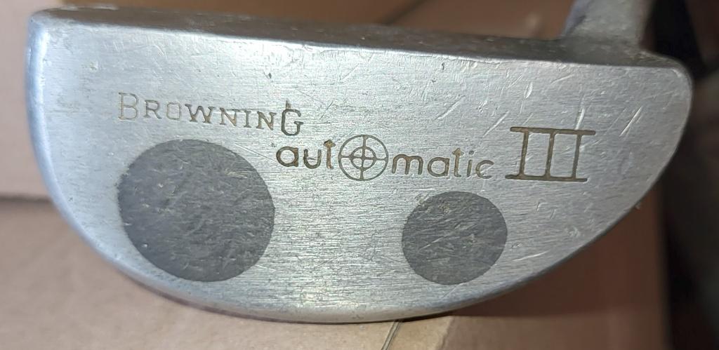 BROWNING Automatic III putter de golf droitier ** VINTAGE **, Sports & Fitness, Golf, Utilisé, Club, Autres marques, Enlèvement ou Envoi