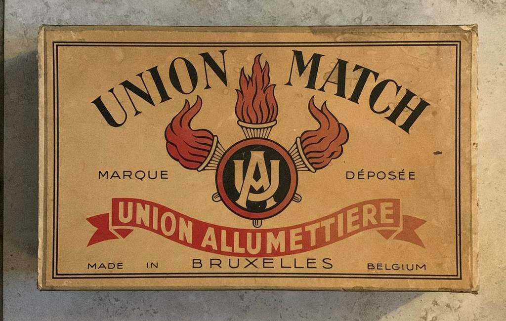 Union Match grandes allumettes vieille boîte 20x30, Collections, Enlèvement, Utilisé, Boîtes ou marques d'allumettes