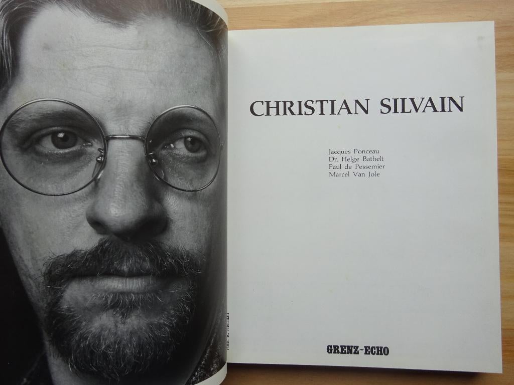 Christian Silvain, 1989, Grenz-Echo - monografie, Boeken, Gelezen, Ophalen of Verzenden, Marcel van Jole, Schilder- en Tekenkunst