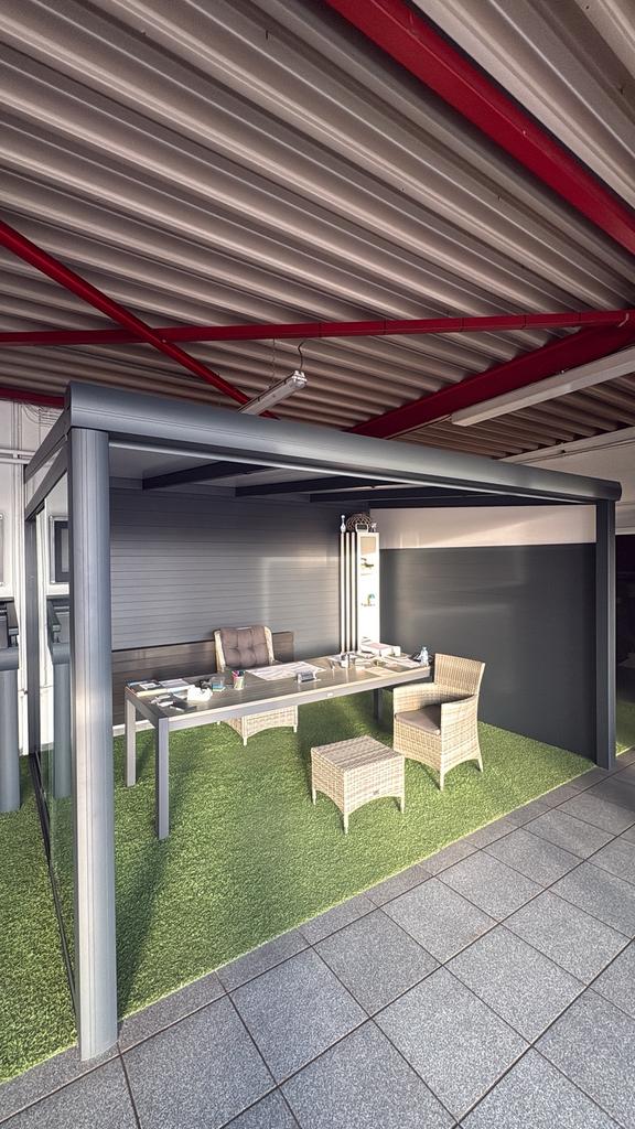 Geplaats veranda 6x3, Tuin en Terras, Overkappingen, Ophalen of Verzenden, Nieuw, Veranda