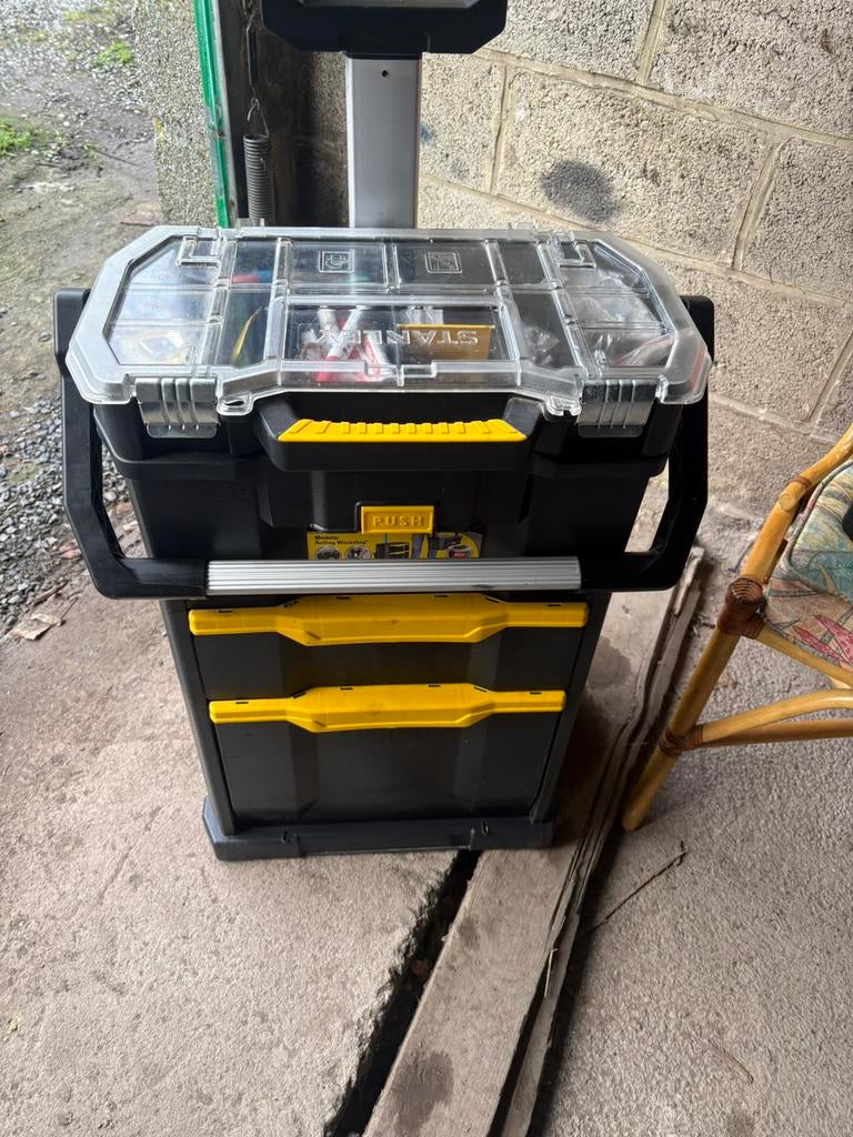 STANLEY Modulo 2 52L trolley, Ophalen, Zo goed als nieuw