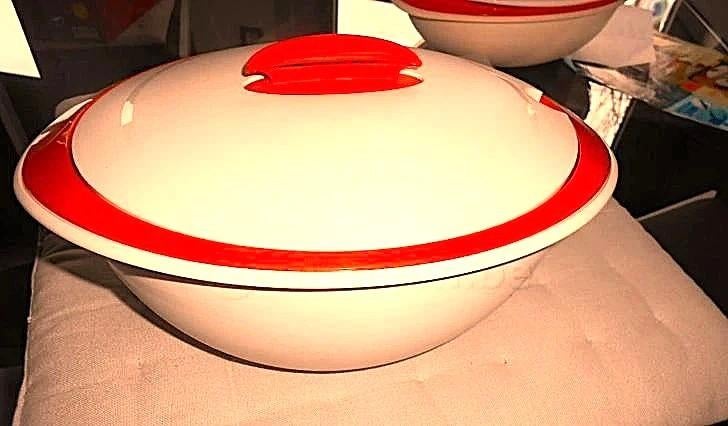tupperware: braadpan „iso duo” (3,1 liter), Huis en Inrichting, Keuken | Tupperware, Nieuw, Crème, Oranje, Ophalen of Verzenden