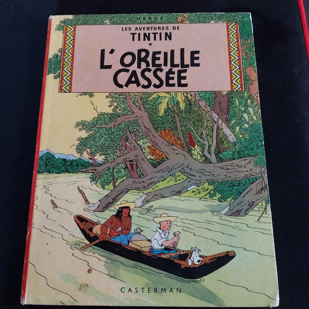 BD TINTIN  " L ' OREILLE CASSEE " édition 1964, Une BD, Enlèvement, Utilisé