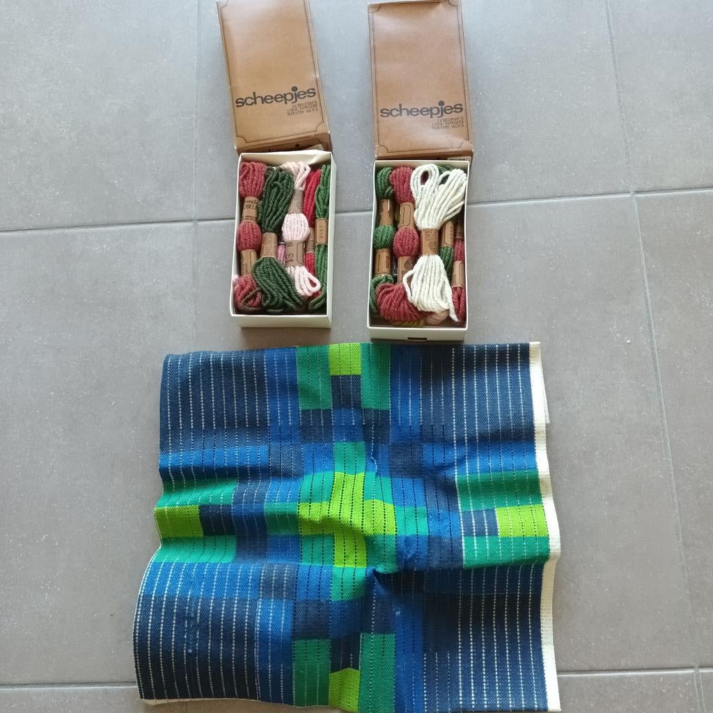Kussen met scheepjeswol nog te maken., Ophalen of Verzenden, Zo goed als nieuw