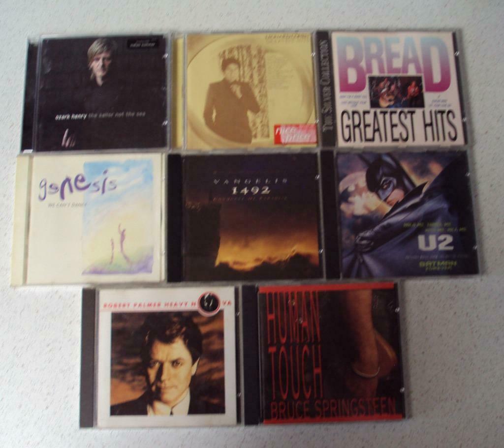 Lot 4 met 8 CD's "Ozark Henri, Leonard Cohen, Bread, Genesis, Enlèvement ou Envoi