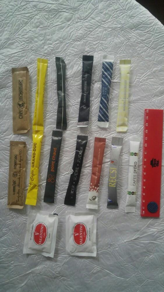 Vintage collection lot des sachets de sucre, Enlèvement