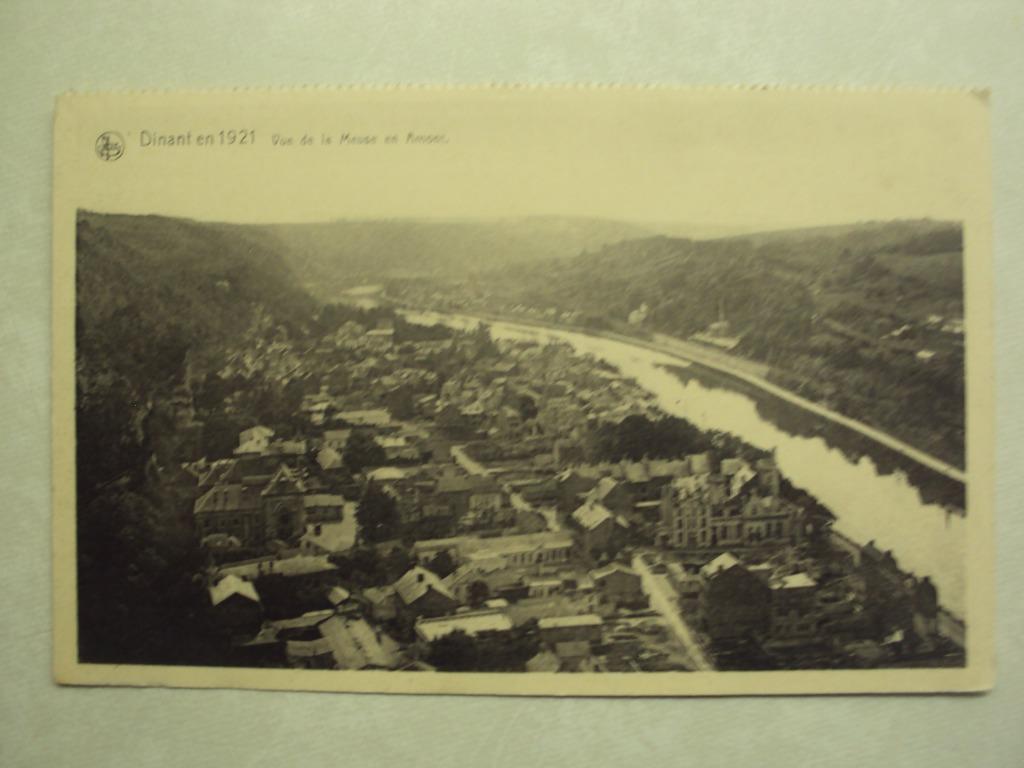 52823 - DINANT EN 1921 - VUE DE LA MEUSE EN AMONT, Envoi