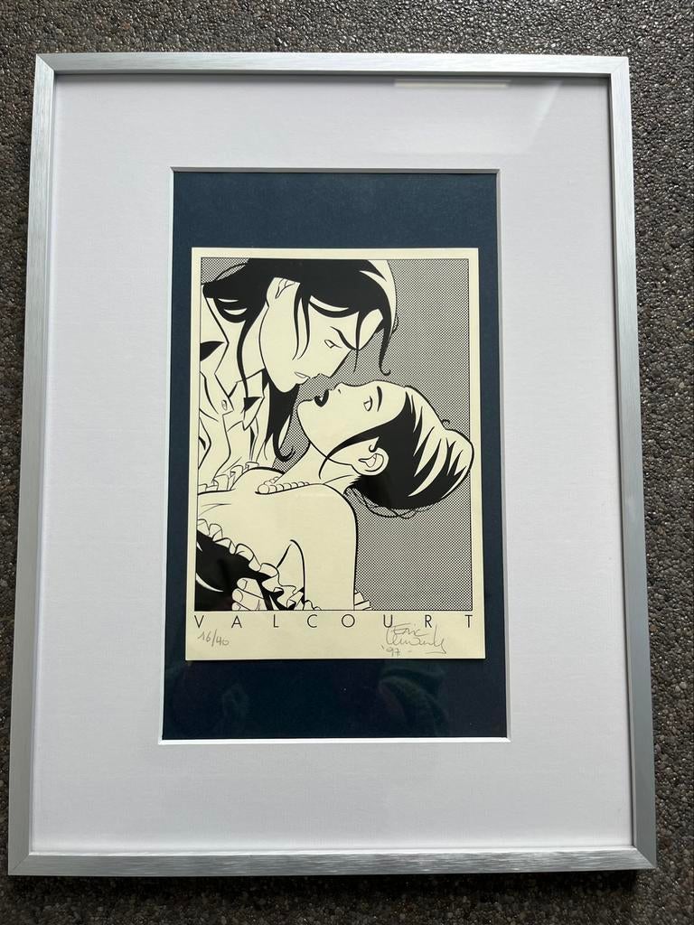 Litho Valcourt 16/40 Eric Lewinsky, Ophalen of Verzenden