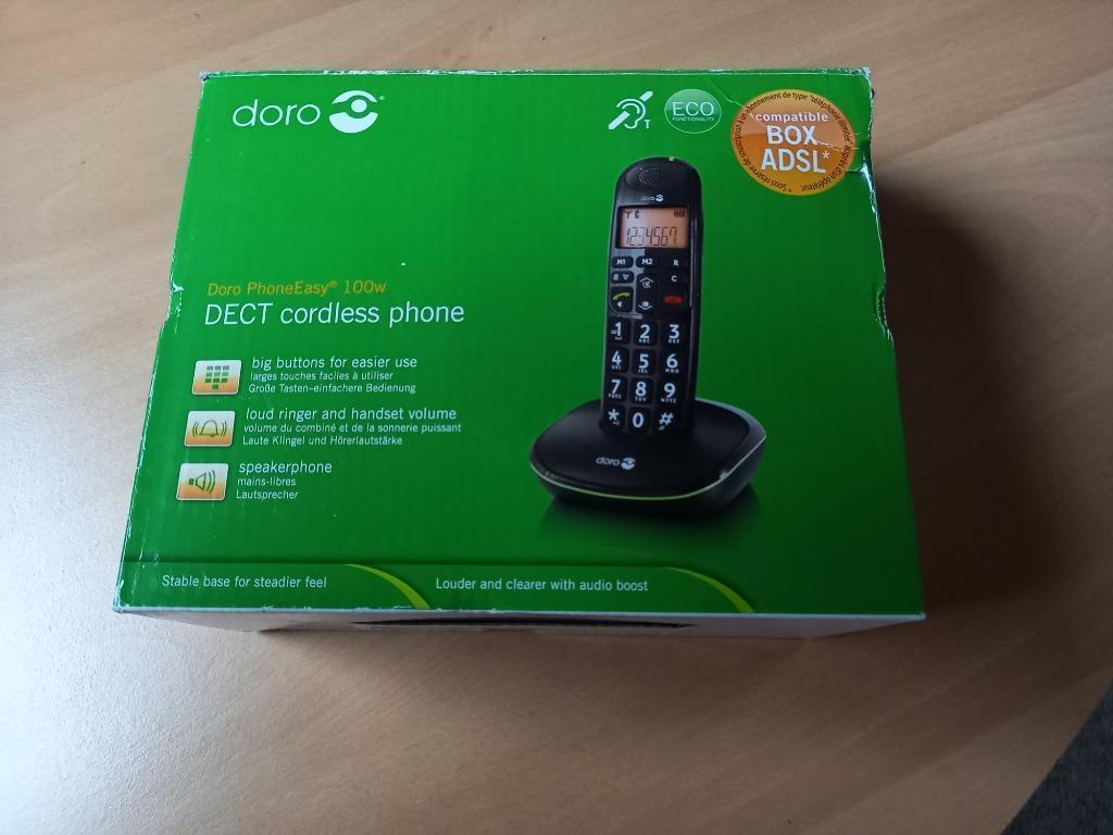 Draadloze telefoon voor senioren, Telecommunicatie, Vaste telefoons | Handsets en Draadloos, Ophalen, Gebruikt, 1 handset