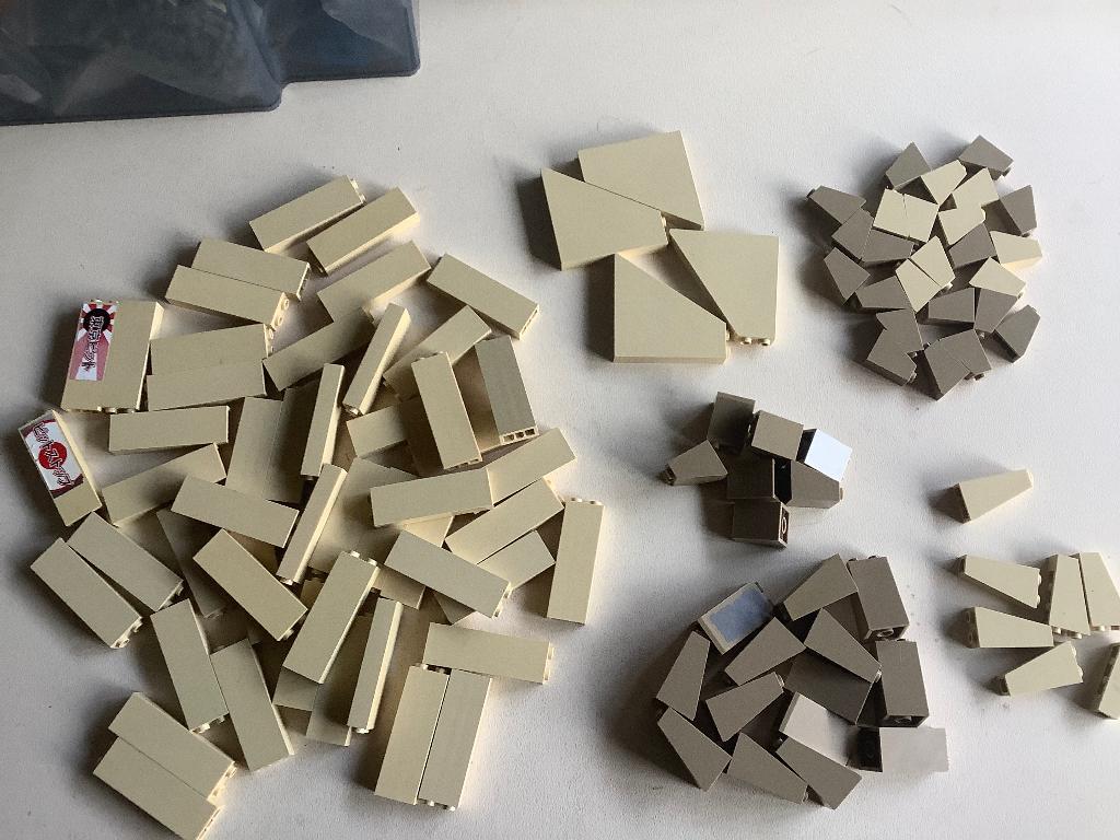 Lego grote blokken beige kleuren 107 stuks / 401-2, Ophalen of Verzenden, Zo goed als nieuw, Losse stenen, Lego