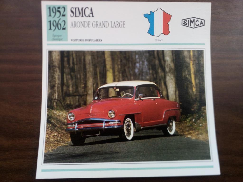 Simca - Edito Service kaarten auto bouwperiode 1952-1980, Verzamelen, Automerken, Motoren en Formule 1, Zo goed als nieuw, Auto's