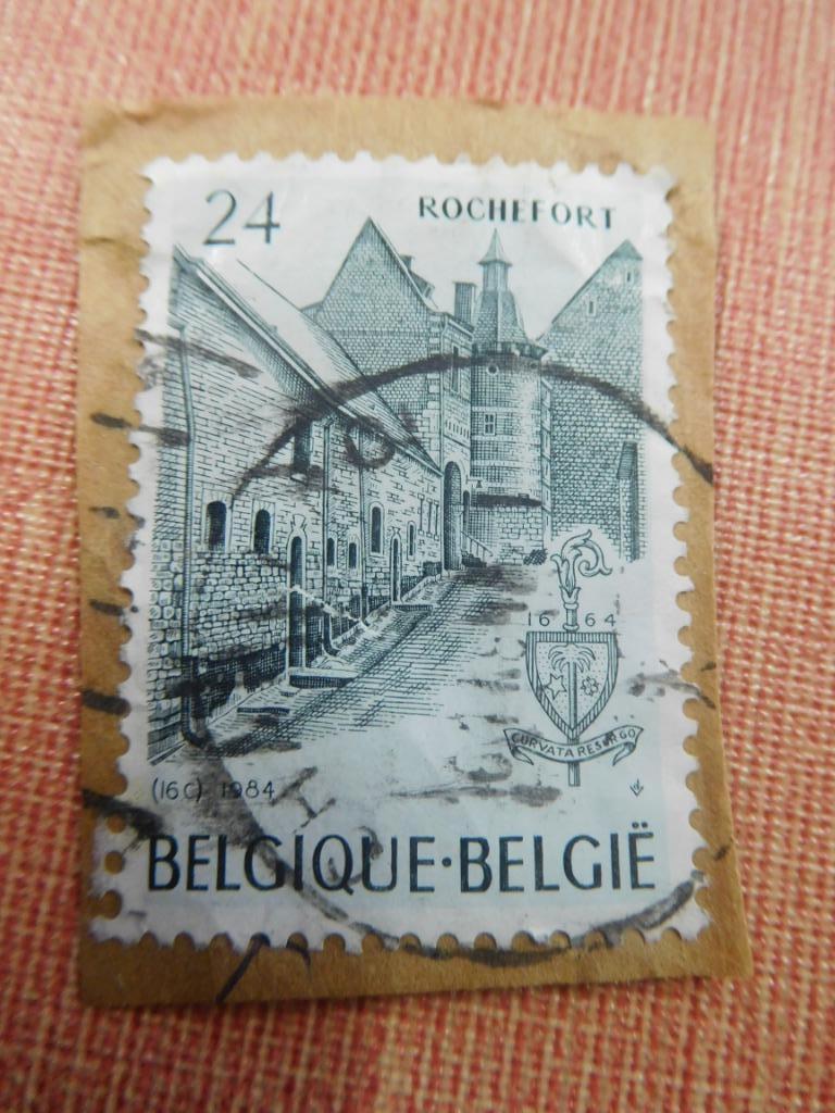 Oude gebruikte Belgische postzegels Plaats/Monumenten (7), Ophalen of Verzenden, Gestempeld