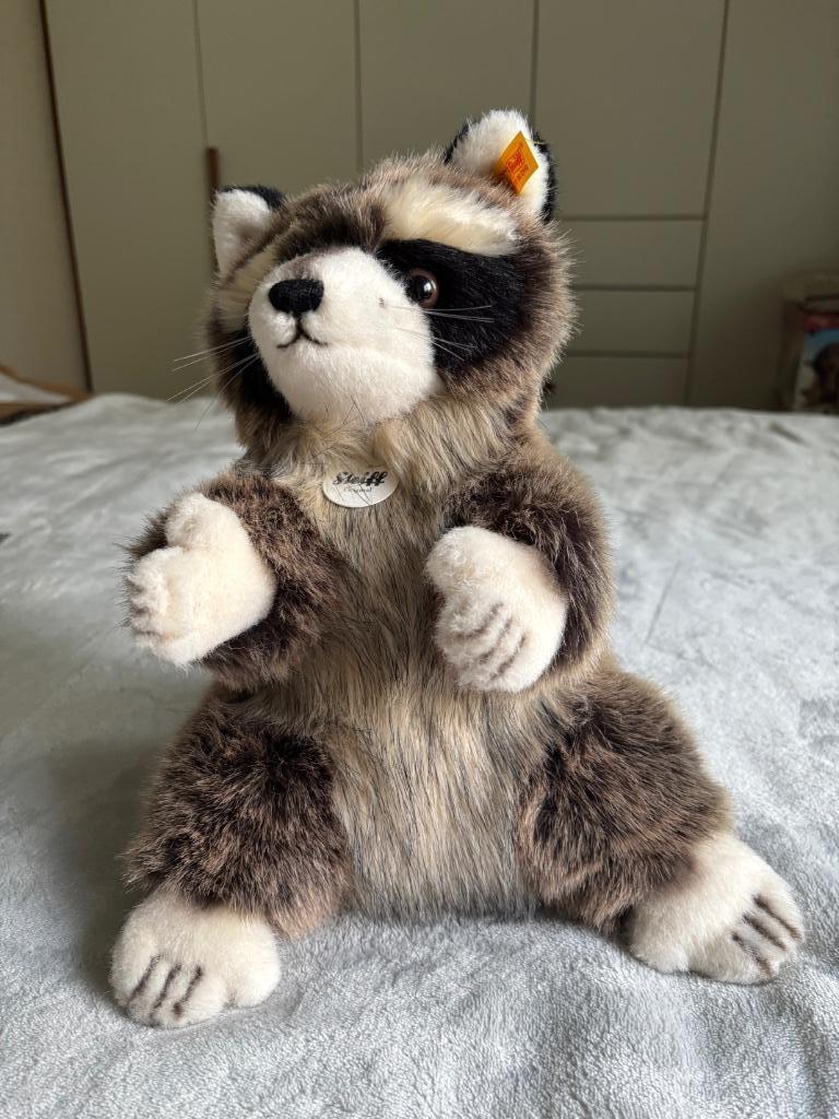Raton laveur Steiff, Enlèvement ou Envoi, Comme neuf, Ours en tissus, Steiff