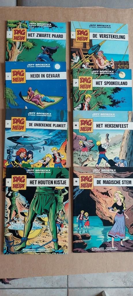 Dag en Heidi - 8 stripverhalen - 1980 - 1983, Ophalen of Verzenden, Gelezen