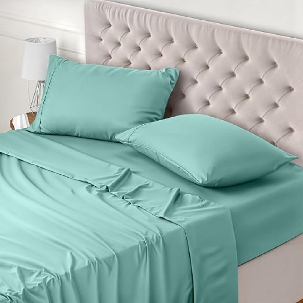 Utopia Bedding | Beddengoed | bedlaken | 180 x 200, -, Utopia bedding, Verzenden, Blauw