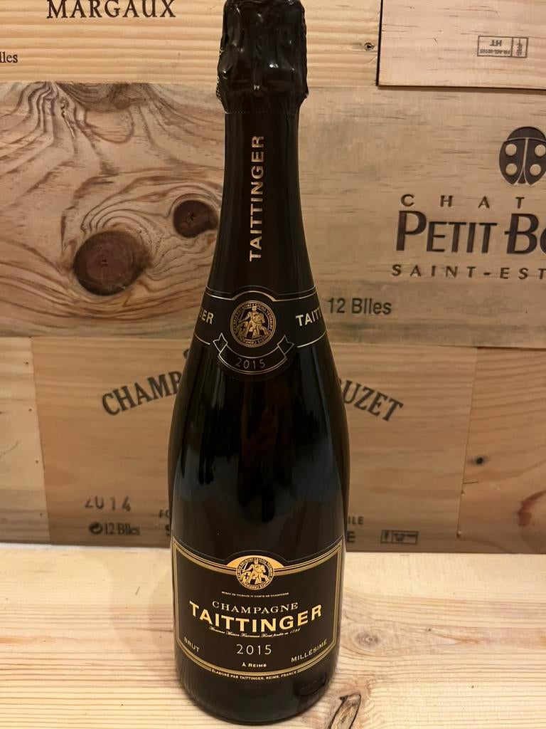 1 bouteille Champagne Taittinger 2015, Collections, Enlèvement, Comme neuf, Champagne