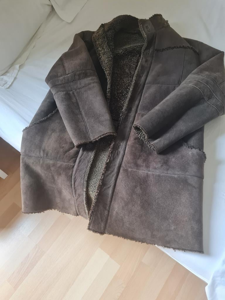 Jas Olivier Strelli mt 52(ruim)bruin+ teddy. Zie nog zoekers, Kleding | Heren, Ophalen, Gedragen, Maat 52/54 (L), Bruin