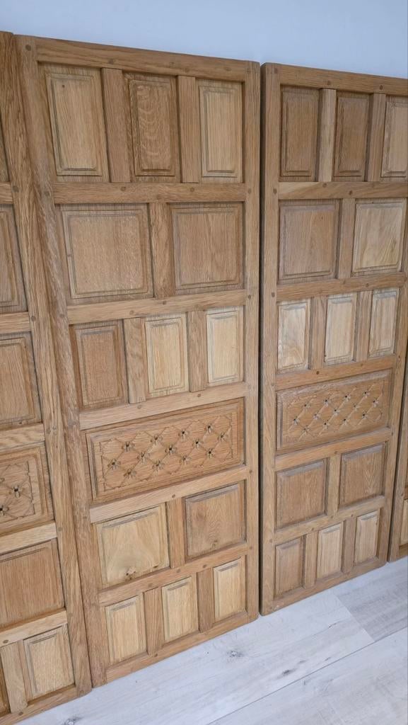 Panneaux décoratifs en chêne 4 pièces 166x56x3, Enlèvement, Utilisé, Chêne, Autres types