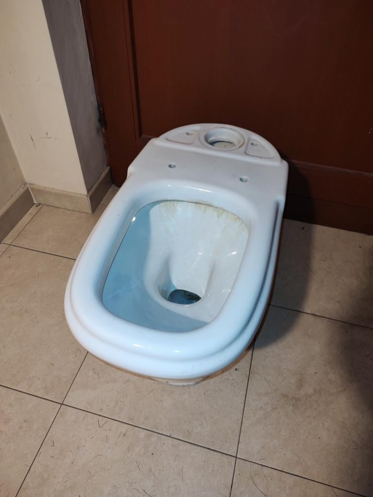 WC set: pot, reservoir en deksel, Ophalen