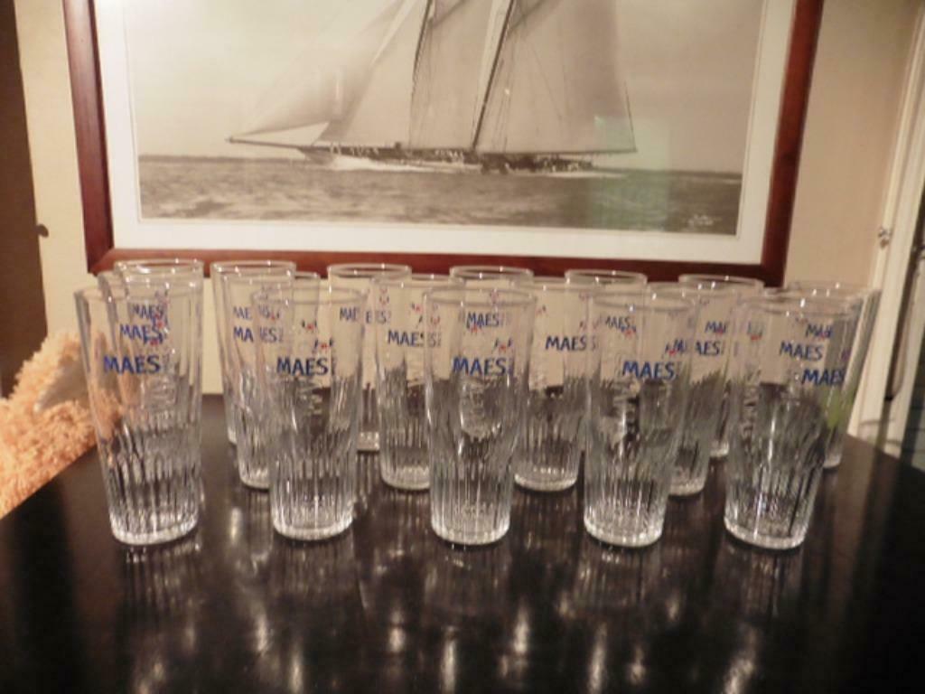 Maes glazen ribbel, Verzamelen, Ophalen of Verzenden, Zo goed als nieuw, Glas of Glazen, Overige merken
