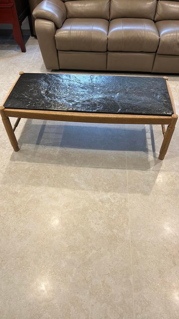 Table de salon, Chêne, 100 à 150 cm, Comme neuf, Enlèvement