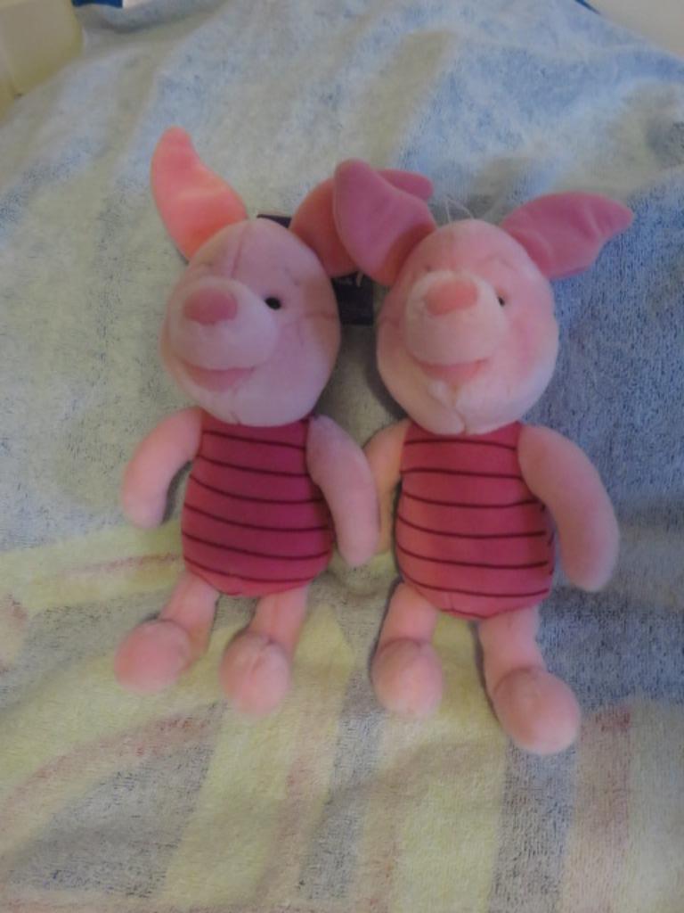 2x knorretje - Winnie de Poeh - Disney, Ophalen of Verzenden, Winnie de Poeh of vrienden, Zo goed als nieuw, Knuffel