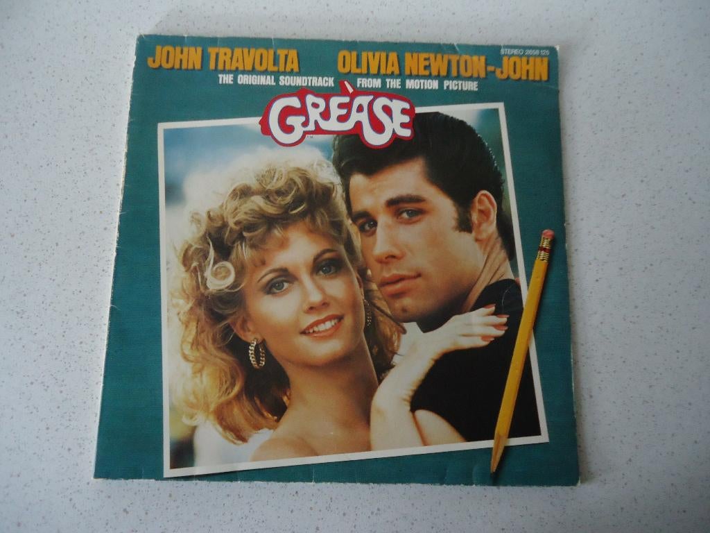 Dubbel LP van "Grease" (The Original Soundtrack  anno 1978., CD & DVD, Vinyles | Musiques de film & Bandes son, Utilisé, 12 pouces