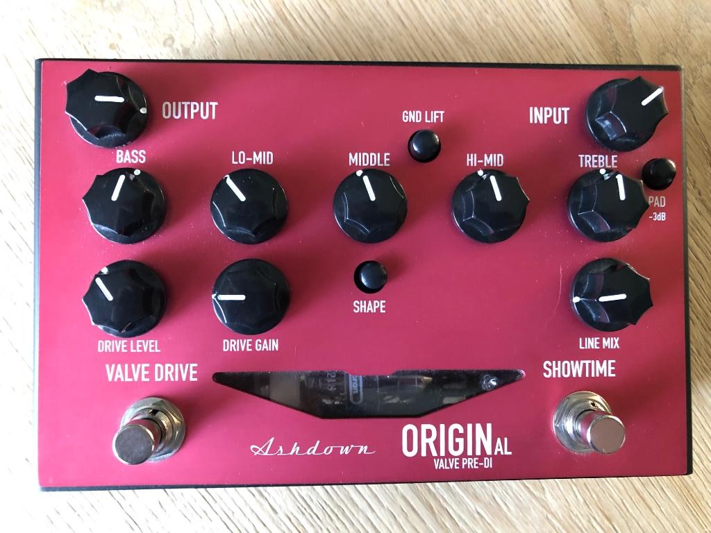Ashdown OriginAL Valve Pre-DI Bass Preamp Pedal, Muziek en Instrumenten, Versterkers | Bas en Gitaar, Zo goed als nieuw, Basgitaar