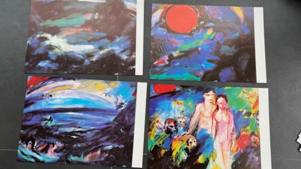 Portfolio peintures "Genesis" (la Genèse) de Demeulemeester, Antiek en Kunst, Ophalen