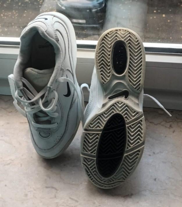 Nike sneakers, wit leer, Wit, Nike, Ophalen of Verzenden, Sneakers