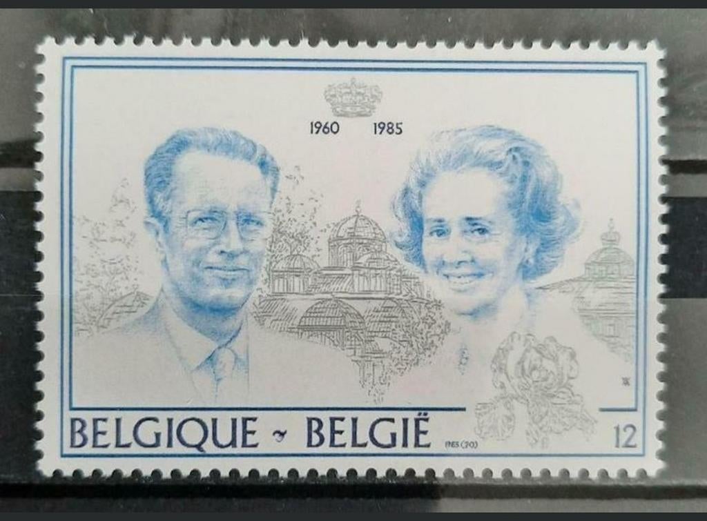 België: OBP 2198 ** Koningspaar 1985., Postzegels en Munten, Postzegels | Europa | België, Koninklijk huis, Frankeerzegel, Ophalen of Verzenden